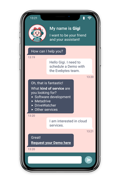 Gigi The Virtual Assistance Chatbot Evenbytes